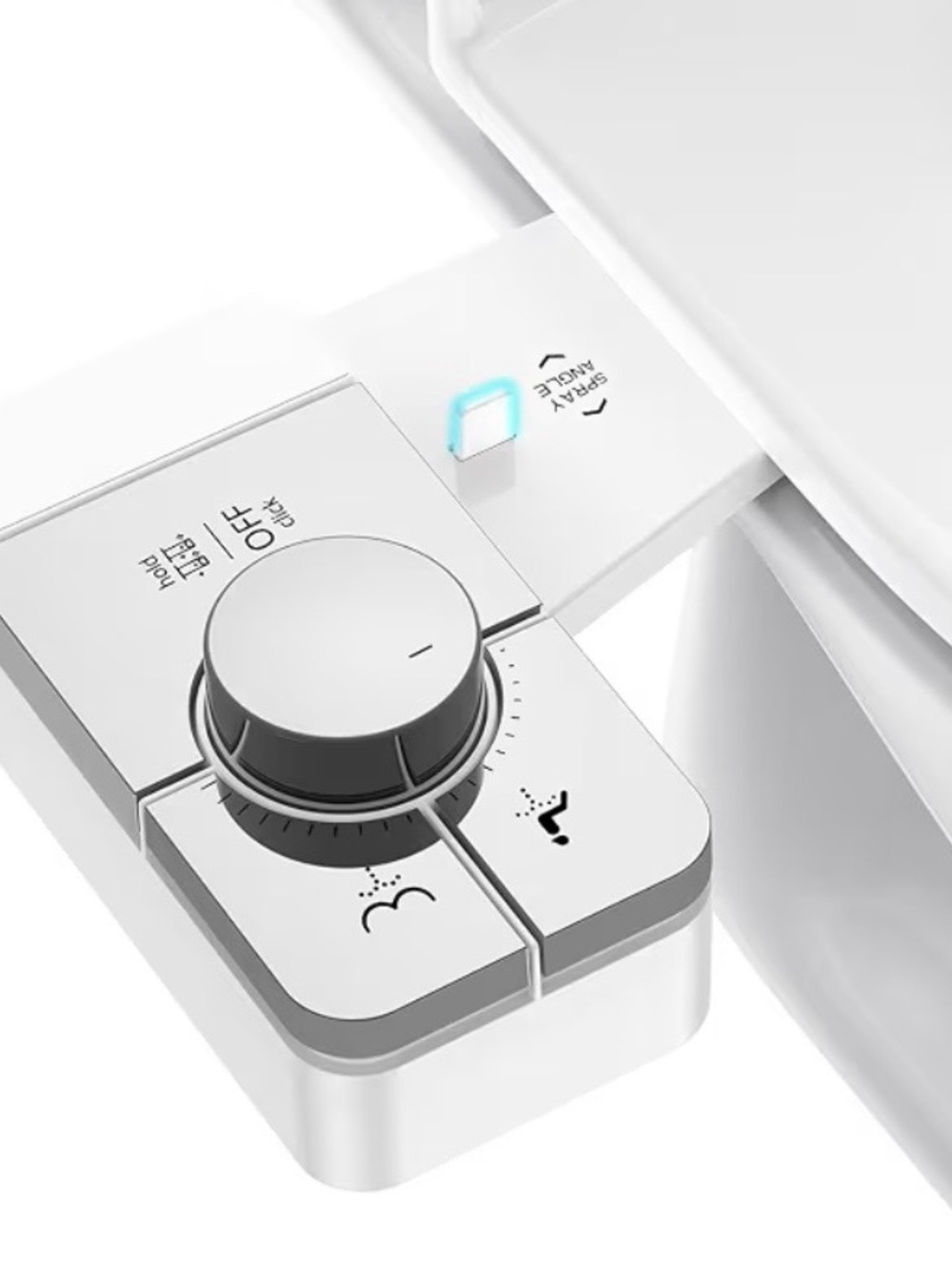 New in box bidet attachment that easily installs under most standard toilet seat